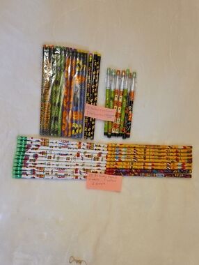 Pencils-Happy Birthday & Halloween